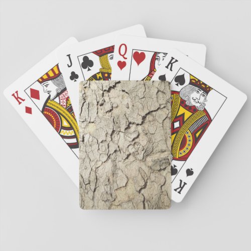 Plane tree camouflage looks bark pattern bicycle p poker cards
