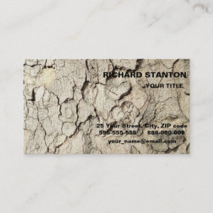 Plane tree camouflage looks bark pattern business  business card