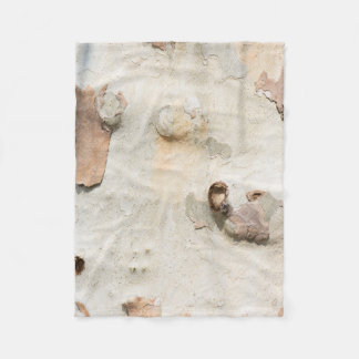 Plane tree camouflage looks bark pattern fleece blanket