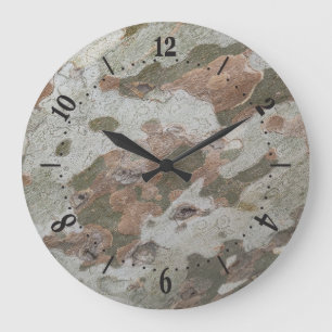 Plane tree camouflage looks bark pattern large clo clock