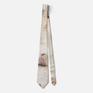 Plane tree camouflage looks bark pattern neck tie
