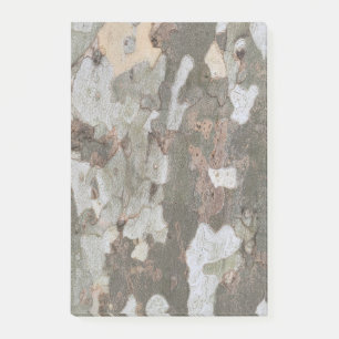 Plane tree camouflage looks bark pattern post-it n notes