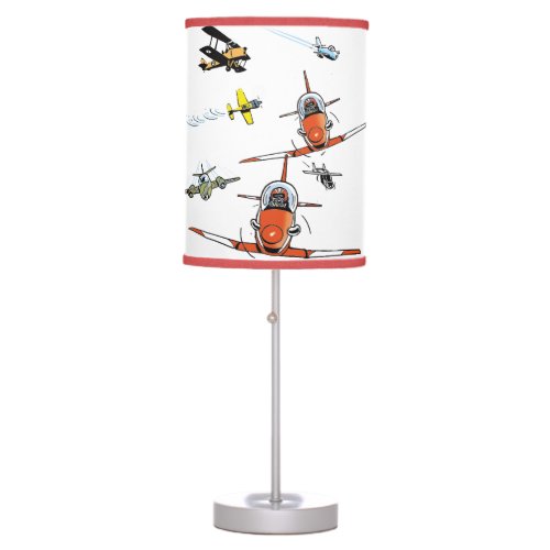Planes and Jets Aviation Cartoon Lamp