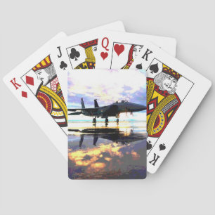 Planes Fighter Jet Playing Cards