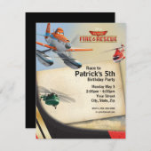 Planes Fire & Rescue Birthday Invitation (Front/Back)