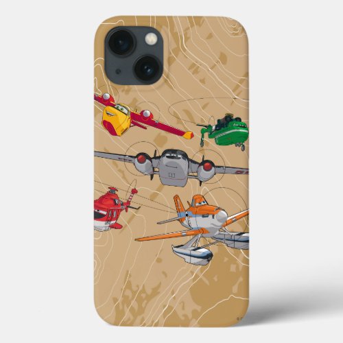 Planes Group iPhone 13 Case