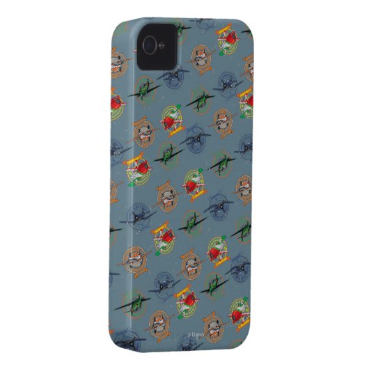 Planes Pattern Case-Mate iPhone Case (Back/Right)