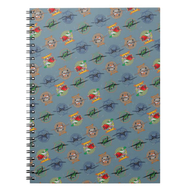 Planes Pattern Notebook (Front)