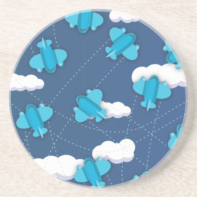 planes sandstone coaster (Front)