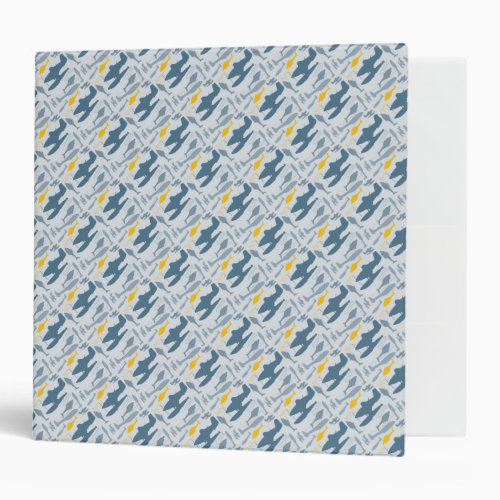 Planes Silhouettes Pattern Binder