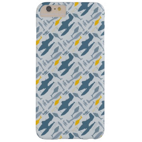 Planes Silhouettes Pattern Barely There iPhone 6 Plus Case