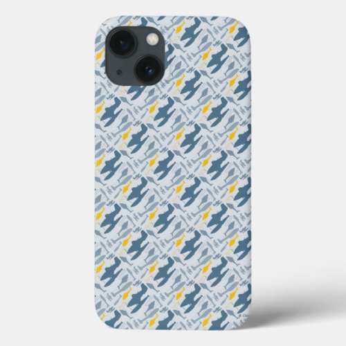 Planes Silhouettes Pattern iPhone 13 Case