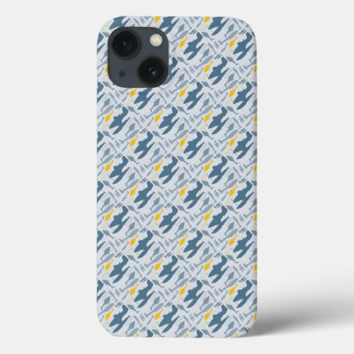 Planes Silhouettes Pattern iPhone 13 Case