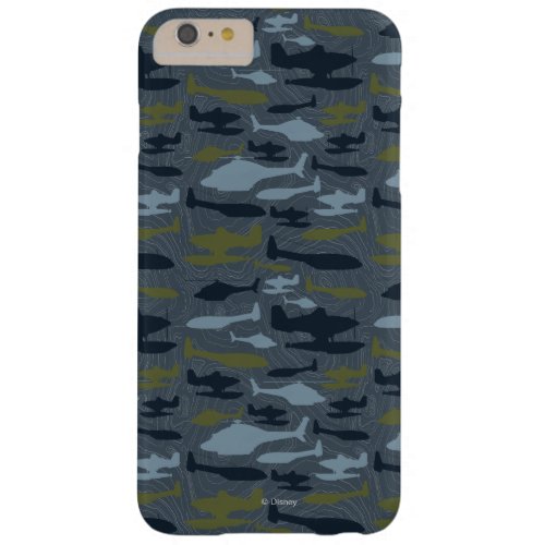 Planes Silhouettes Topographical Pattern Barely There iPhone 6 Plus Case