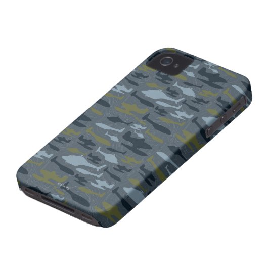 Planes Silhouettes Topographical Pattern Case-Mate iPhone Case (Bottom)
