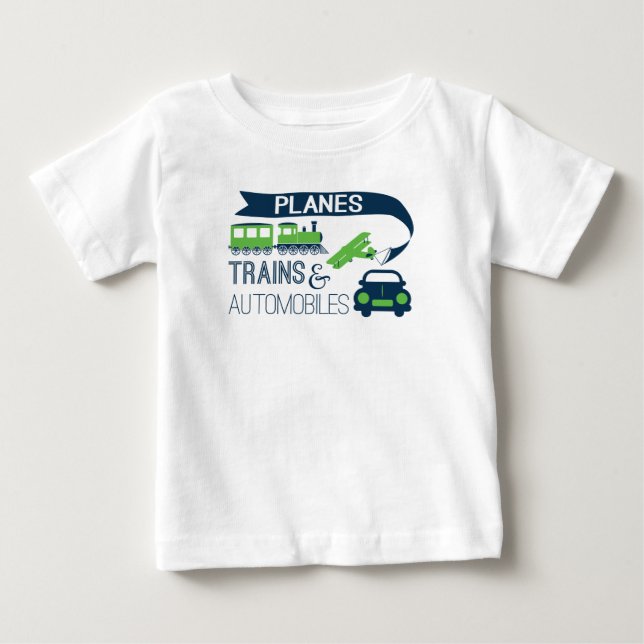 Planes Trains and Automobiles Kids Shirt (Front)