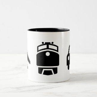 'Planes/Trains/Automobiles' Pictogram Mug