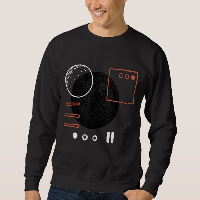 Planet Abstract Cymbols Design Sweatshirt (Front)