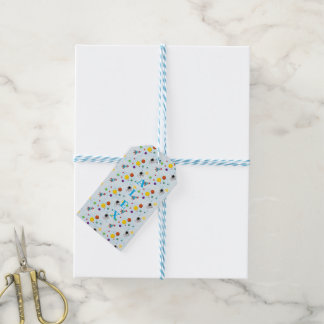 Planet Astronaut Rocket Personalized Gift Tag
