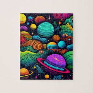 Planet background jigsaw puzzle