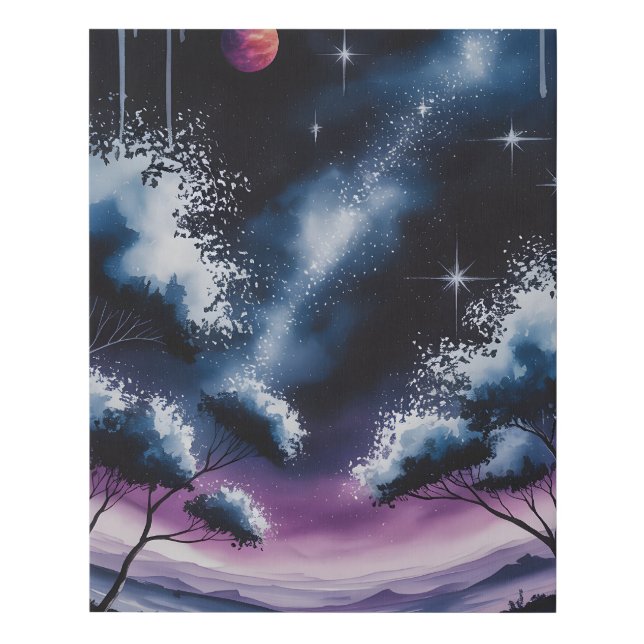 Planet Caravan 2 Faux Canvas Print (Front)