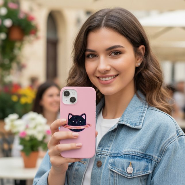 Planet Cat Case-Mate iPhone Case (Creator Uploaded)