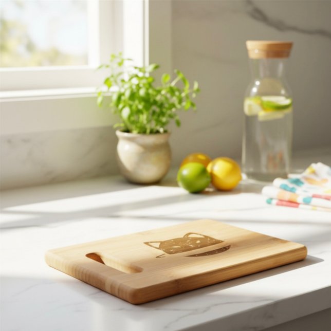 Planet Cat Engraved Cutting Board (Creator Uploaded)