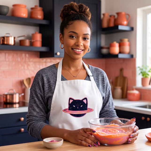 Planet Cat Long Apron (Creator Uploaded)