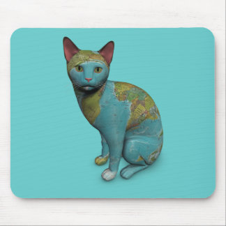 Planet Cat Mouse Pad