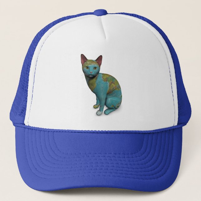 Planet Cat Trucker Hat (Front)