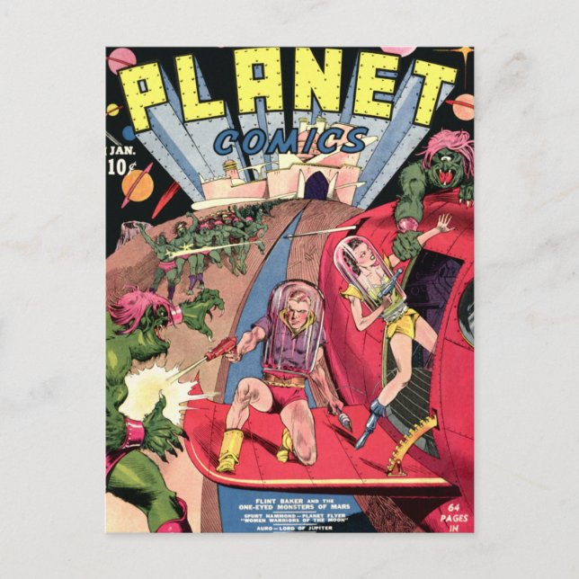 Planet Comics Postcard (Front)
