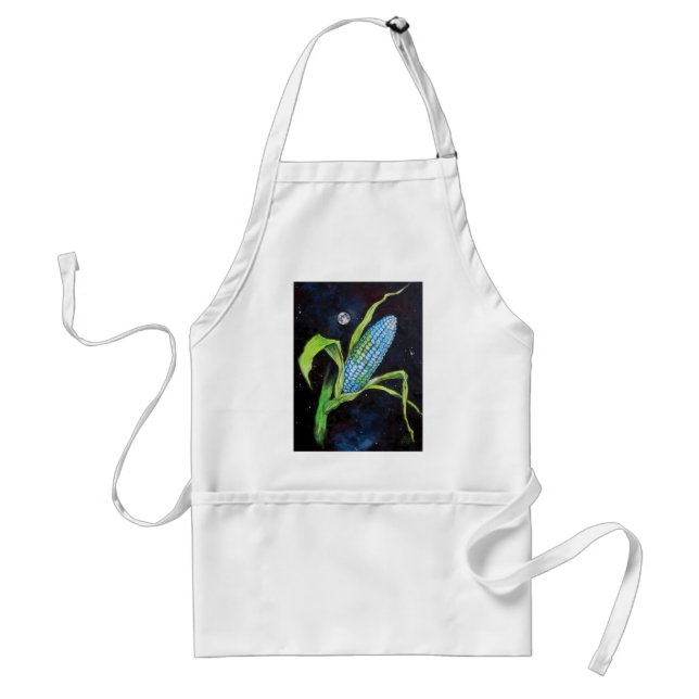Planet Corn Adult Apron (Front)