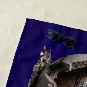 Planet Disco Core – Earth Breaks into Party Mode Beach Towel