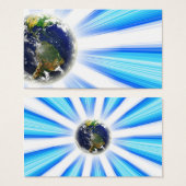 Planet Earth Abstract Vortex (Front & Back)