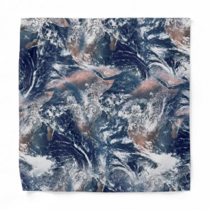 Planet Earth Art Bandana