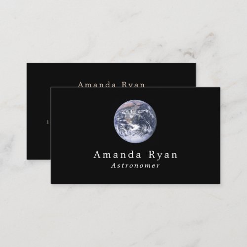 Planet Earth Astronomy Business Card