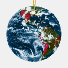 Planet Earth Christmas Ornament