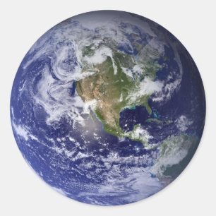 Planet Earth Classic Round Sticker