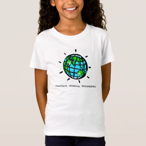 Planet Earth _Conservation _ Ecology_Girls T_Shirt