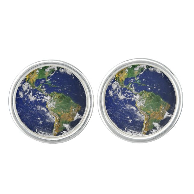 Planet Earth | Cufflinks (Front)