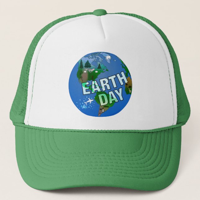 Planet Earth Day Trucker Hat (Front)