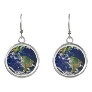 Planet Earth Earrings