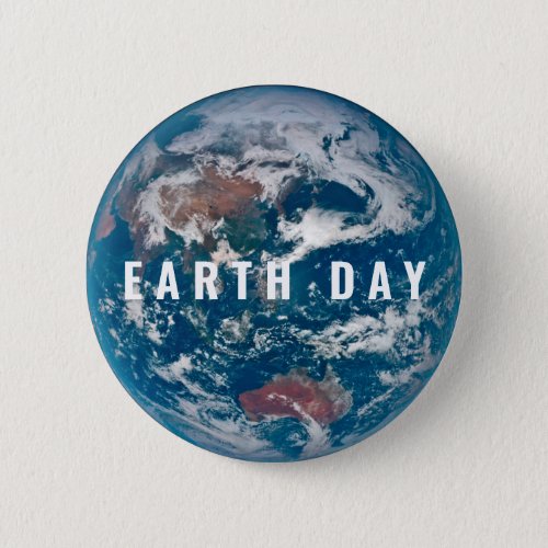 Planet Earth _ Earth Day Badge Button
