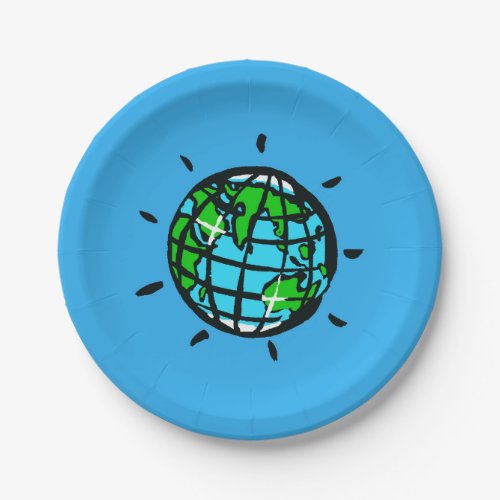 Planet EARTH _Earth Day _ Conservation _ Party Paper Plates