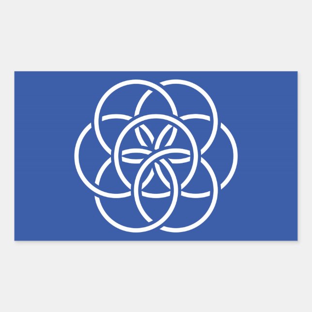 Planet Earth Flag - Sticker (Front)