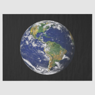 PLANET EARTH FROM SPACE 23” Wrapping Tissue Paper