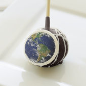 PLANET EARTH FROM SPACE Cake Pops (Front Insitu)