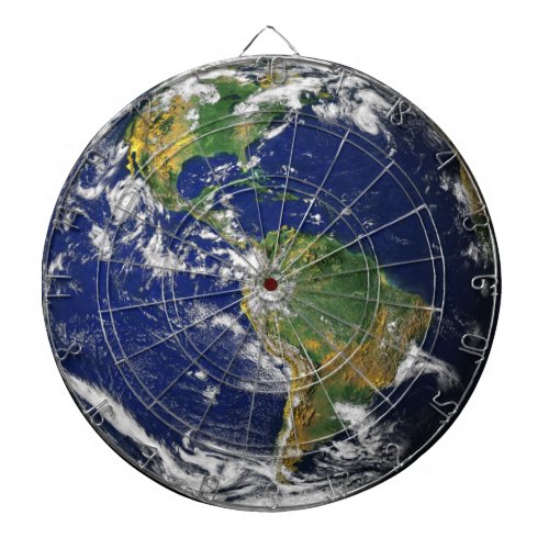 PLANET EARTH FROM SPACE Dartboard