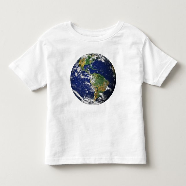 PLANET EARTH FROM SPACE Toddler Girls’ T-Shirt (Front)