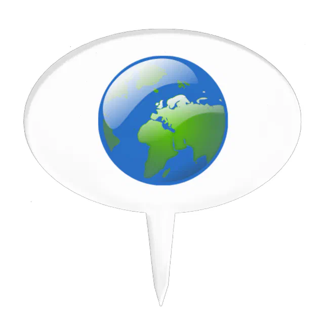 Earth shaped birthday cake 3d illustration ,generative ai 22820470 Stock  Photo at Vecteezy